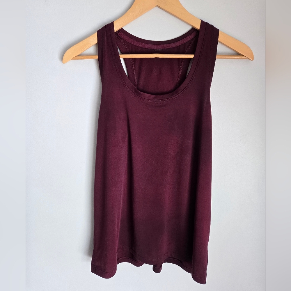 TNA TnAction Burgundy Tank Top
